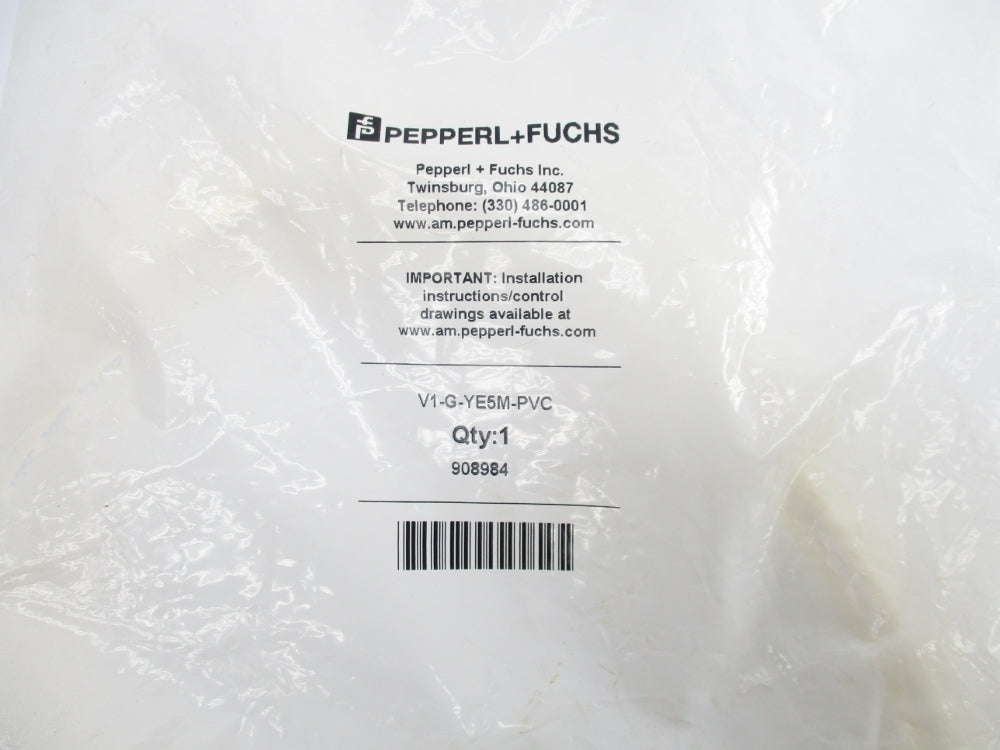 PEPPERL+FUCHS V1-G-YE5M-PVC 908984 NSMP