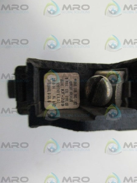 SQUARE D Q0 30AMP 1POLE CIRCUIT BREAKER UNMP