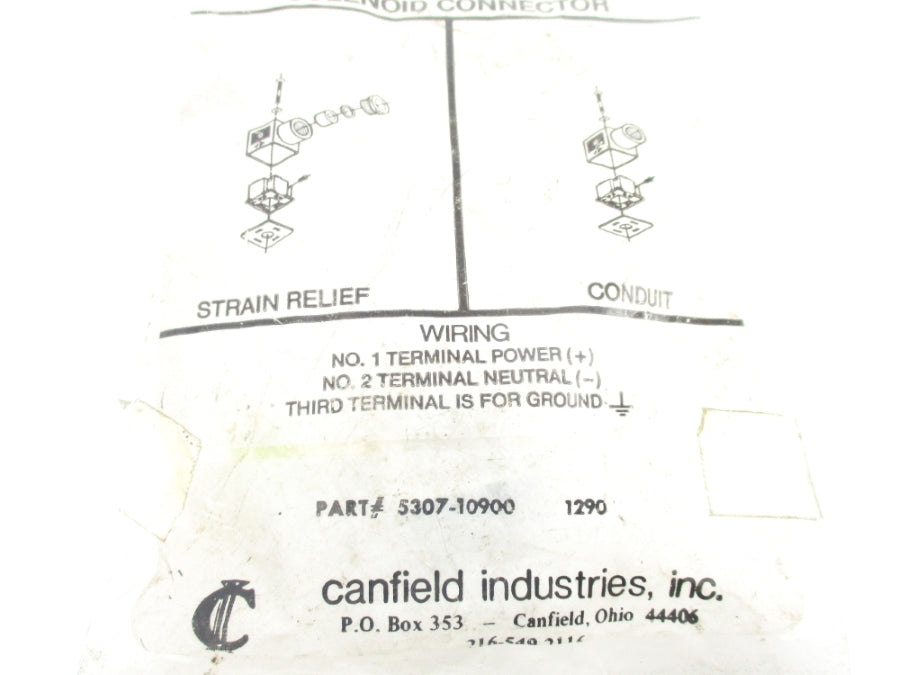 CANFIELD INDUSTRIES 5307-10900 NSMP
