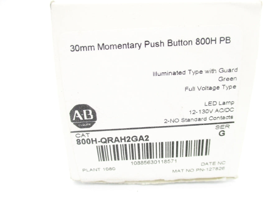 INDUSTRIAL SPARE PART 800H-QRAH2GA2 SER. G (WH) NSMP