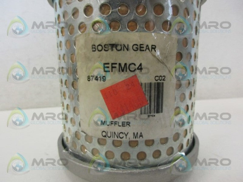BOSTON GEAR EFMC4 MUFFLER UNMP
