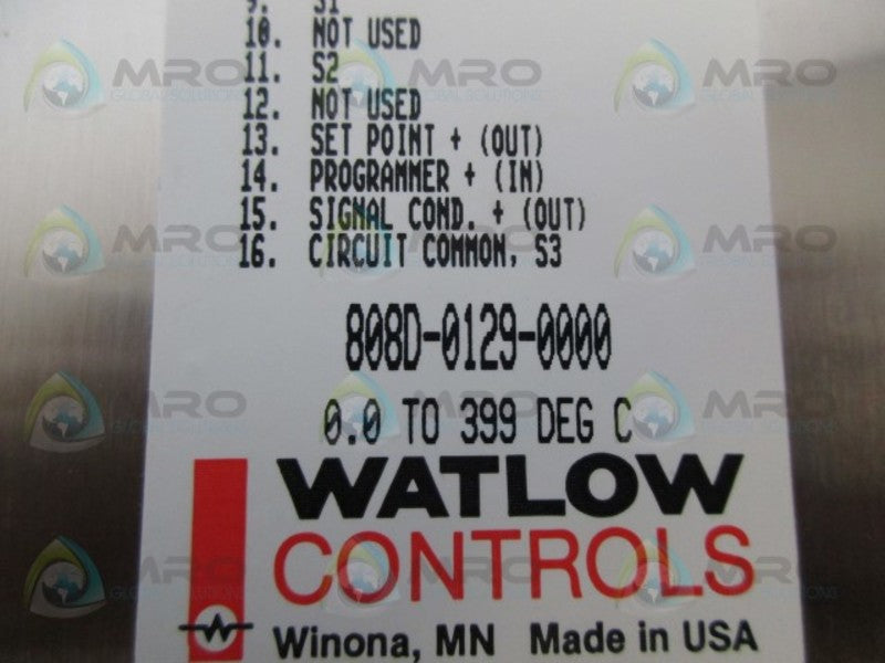 WATLOW 808D-0129-0000 TEMPERATURE CONTROLLER NSMP
