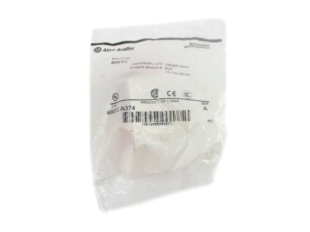 ALLEN BRADLEY 800TC-N374 SER. A 12-130VAC/DC NSMP
