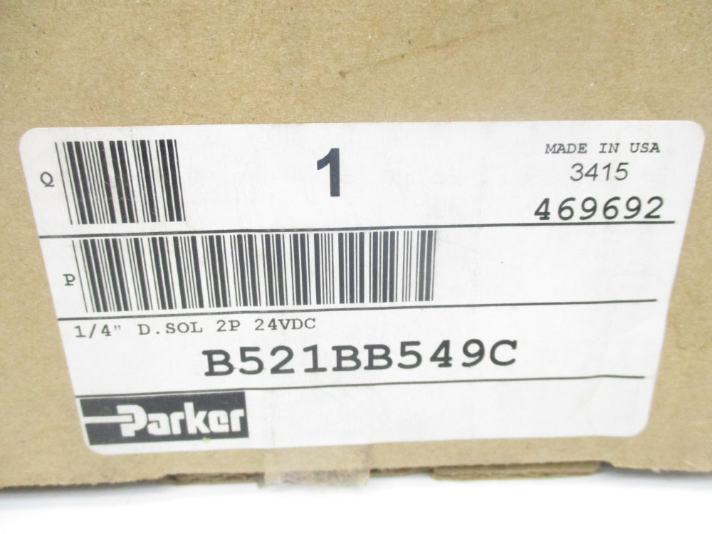 PARKER B521BB549C 24VDC 150PSI NSMP