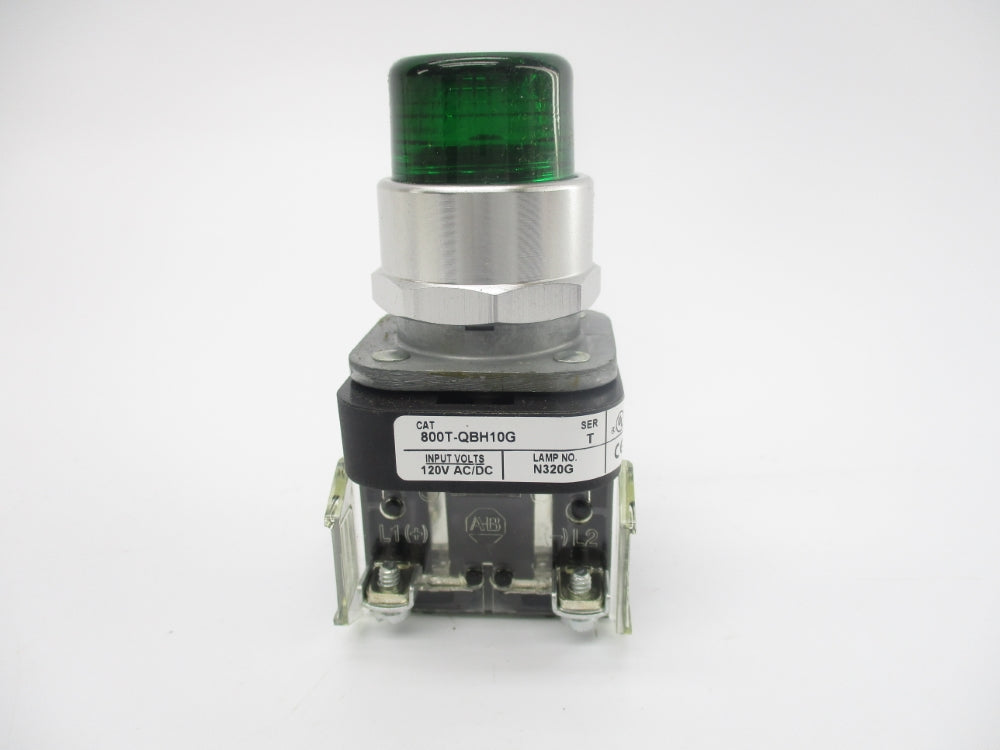 ALLEN BRADLEY 800T-QBH10G SER. T 120V (WH) NSMP