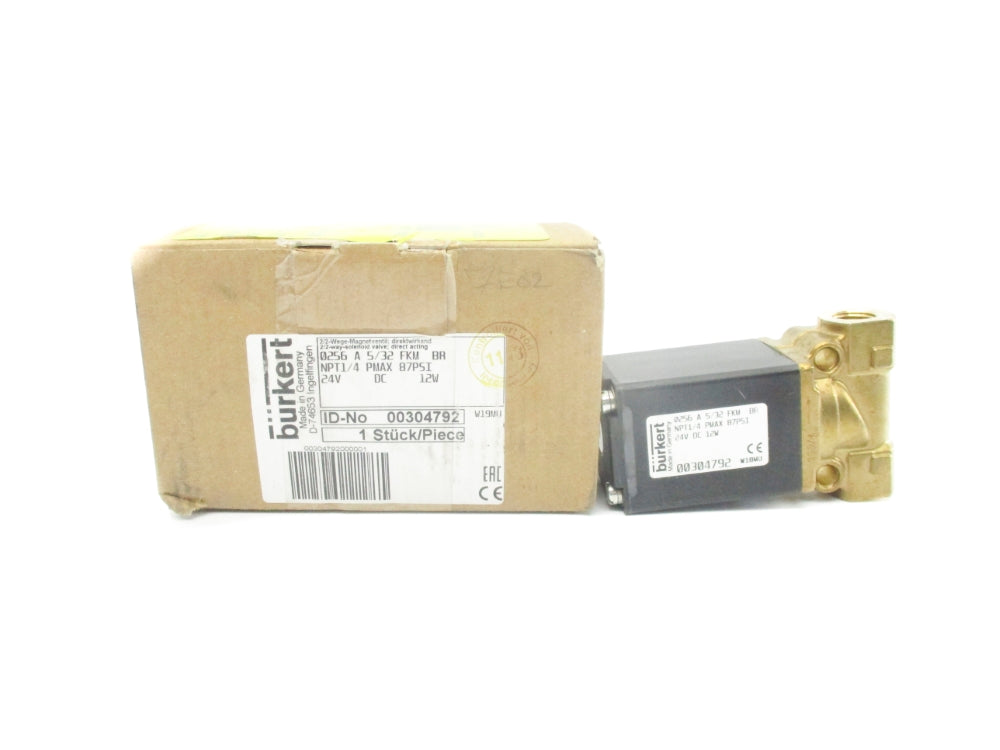 BURKERT 00304792 0256A5/32FKMBR 24VDC 87PSI NSMP