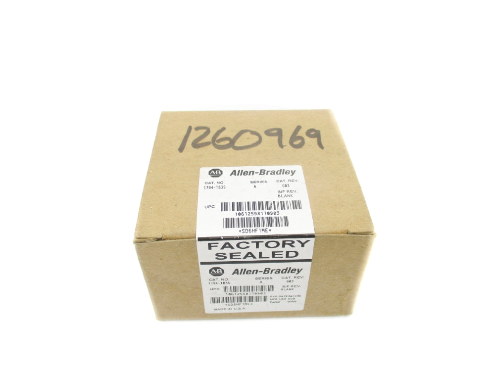 ALLEN BRADLEY 1794-TB3S SER. A DATE: 2006 NSFS