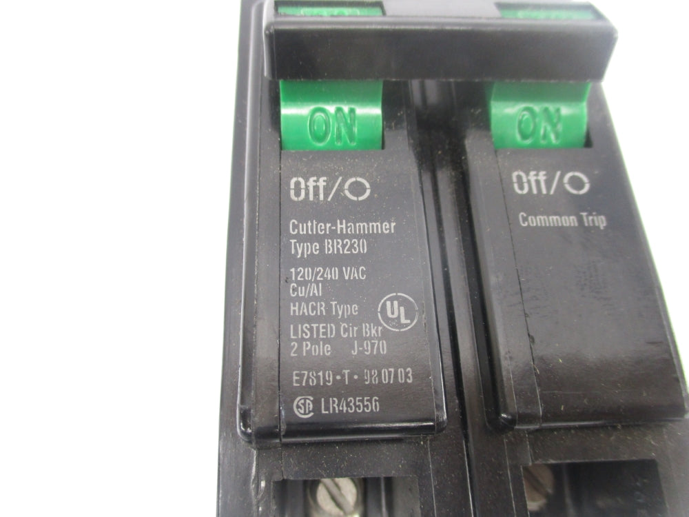 CUTLER HAMMER BR230 120/240VAC 30A NSNP