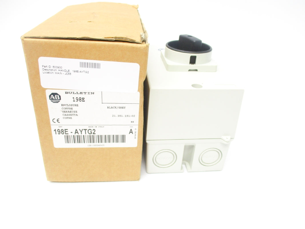 INDUSTRIAL SPARE PART 198E-AYTG2 SER. A (BR/WH) NSMP