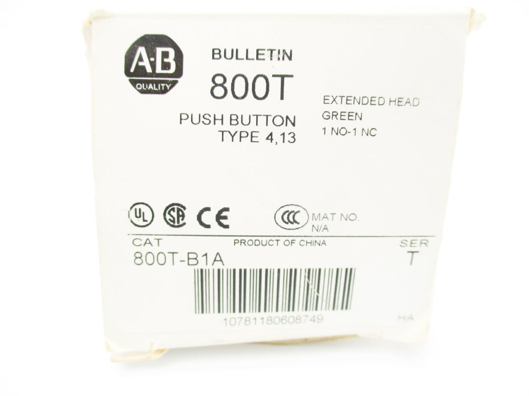 ALLEN BRADLEY 800T-B1A SER. T (WH) NSMP
