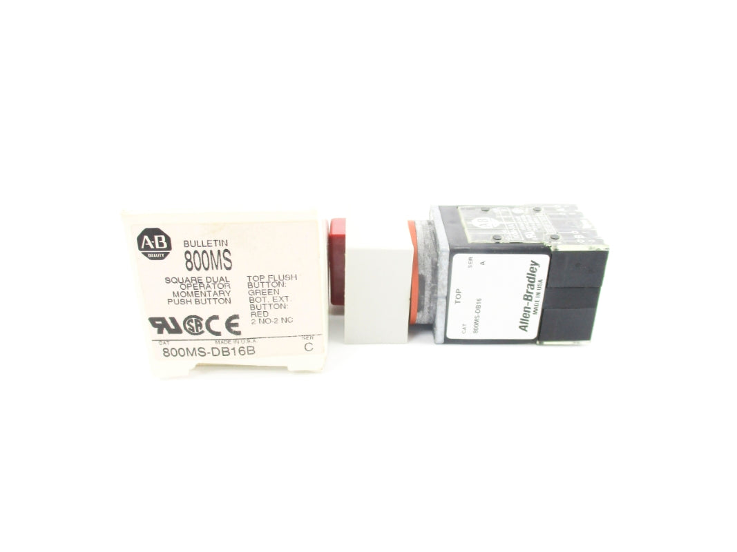 ALLEN BRADLEY 800MS-DB16B SER. C (WH) NSMP