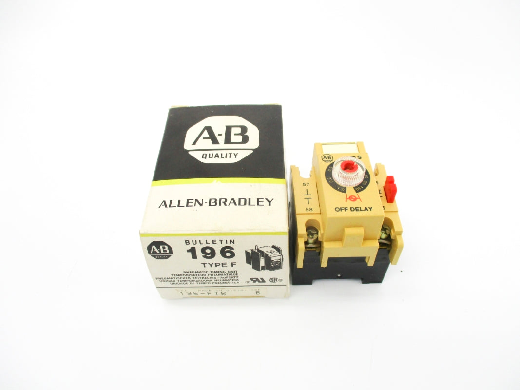 ALLEN BRADLEY 196-FTB SER. B 600V 1.2A (BK/YL) NSMP
