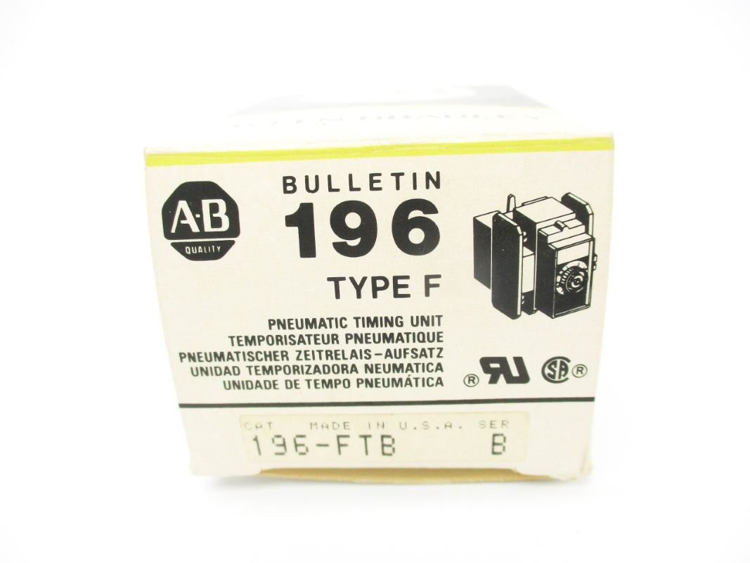 ALLEN BRADLEY 196-FTB SER. B 600V 1.2A (BK/YL) NSMP