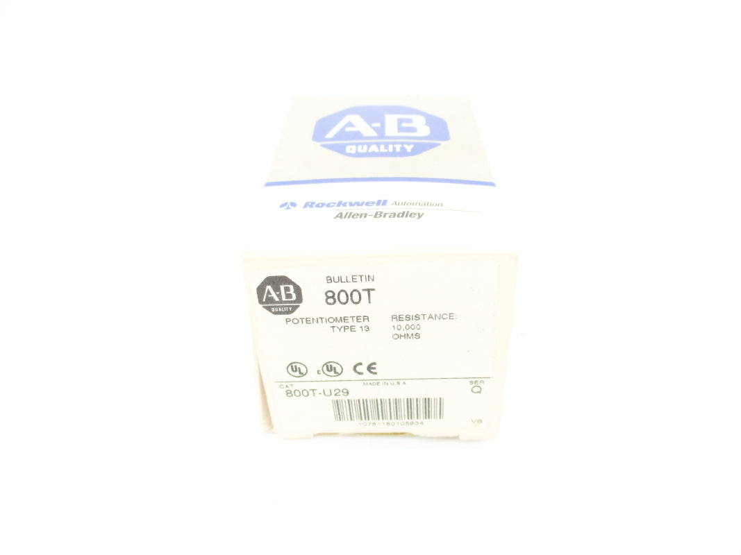 ALLEN BRADLEY 800T-U29 SER. Q 300VAC/DC (GY/BL) NSMP