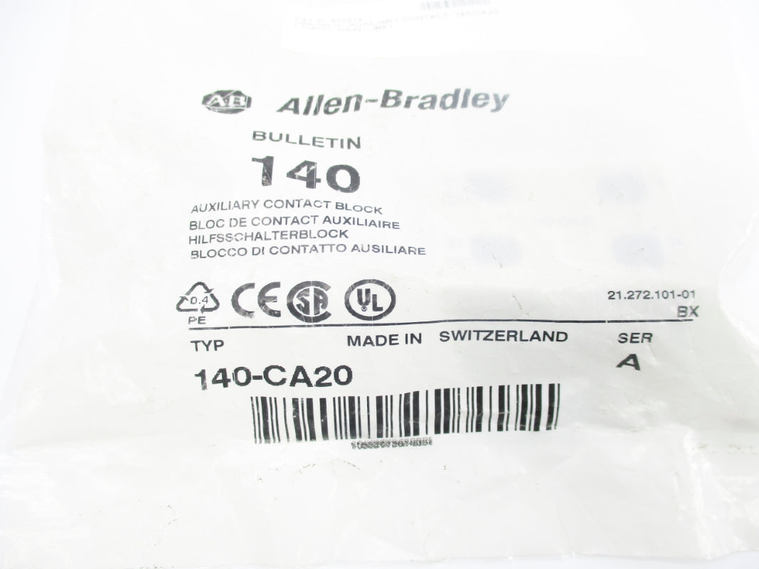 ALLEN BRADLEY 140-CA20 SER. A NSMP