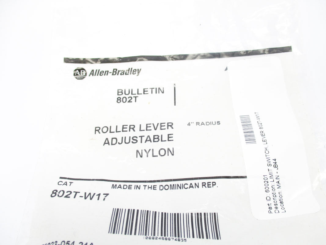 ALLEN BRADLEY 802T-W17 SER. B NSMP
