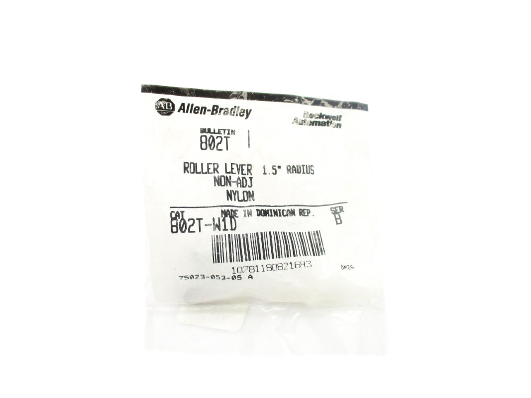 ALLEN BRADLEY 802T-W1D SER. B 1.5" NSMP
