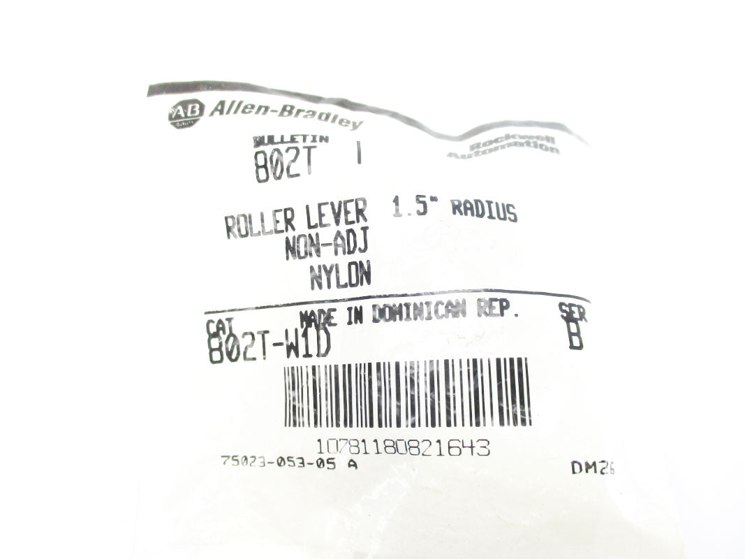 ALLEN BRADLEY 802T-W1D SER. B 1.5" NSMP