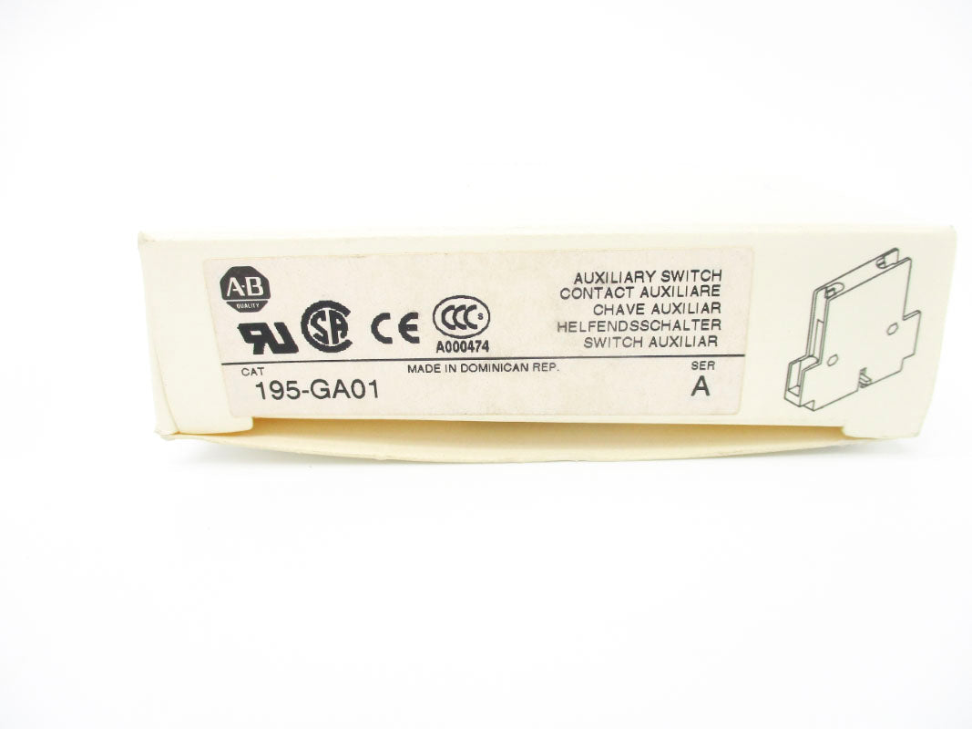 ALLEN BRADLEY 195-GA01 SER. A 600VAC 1.2A (WH) NSMP