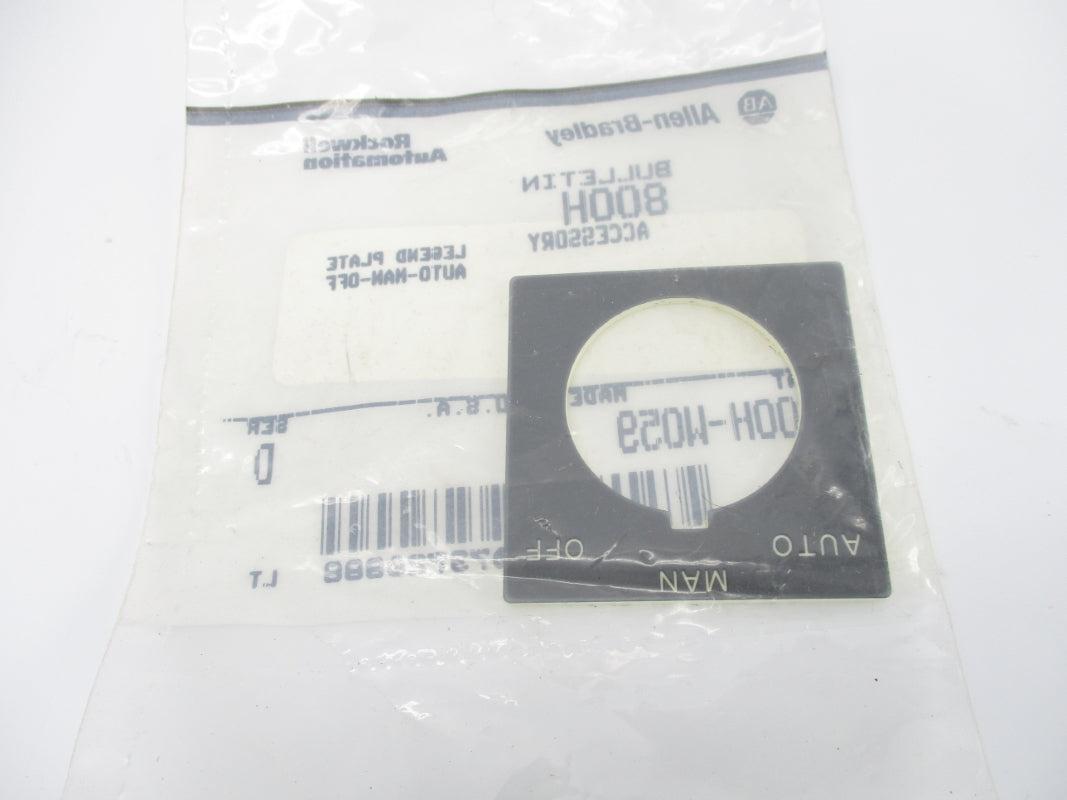 ALLEN BRADLEY 800H-W059 SER. D NSMP