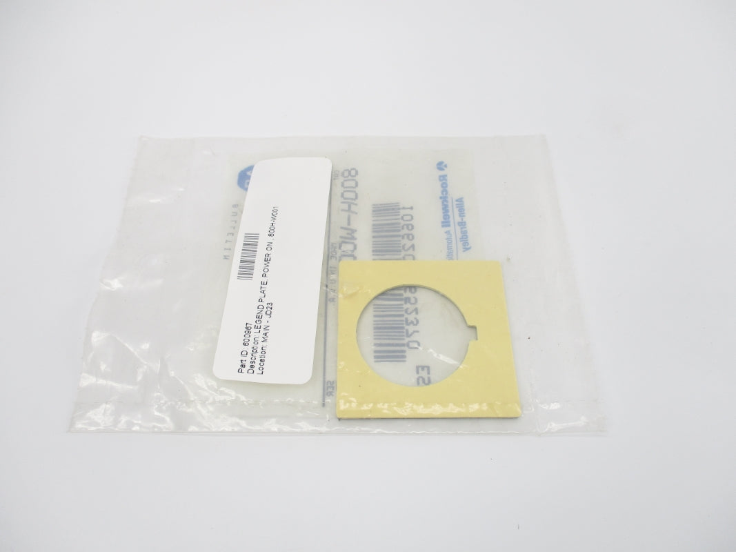 ALLEN BRADLEY 800H-W001 SER. D NSMP