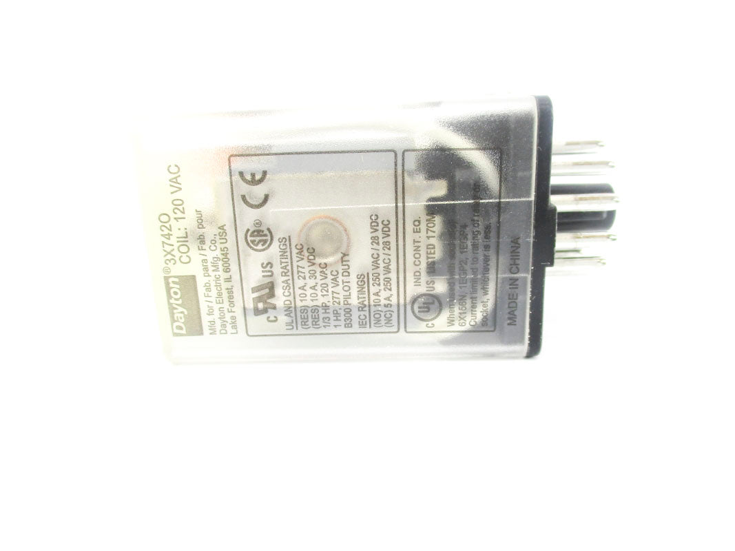 DAYTON 3X742O 120VAC 10A NSMP