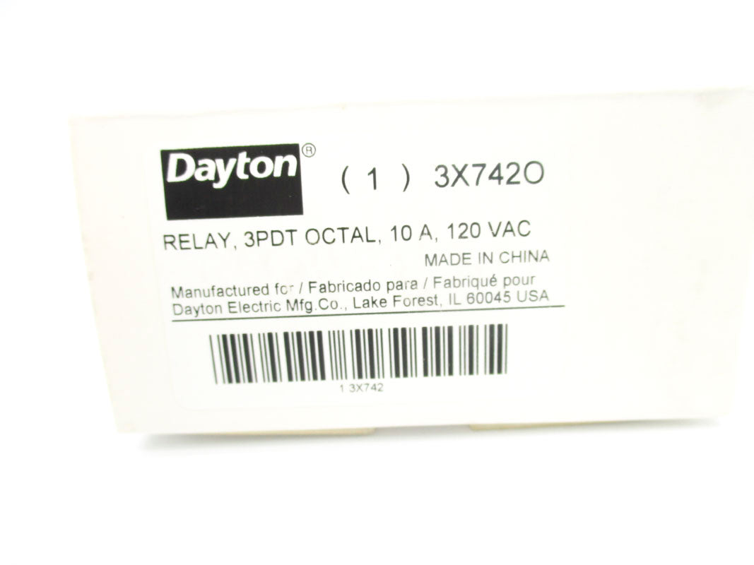 DAYTON 3X742O 120VAC 10A NSMP