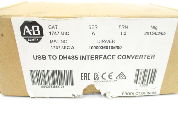 ALLEN BRADLEY 1747-UIC SER. A F/W 1.3 NSMP