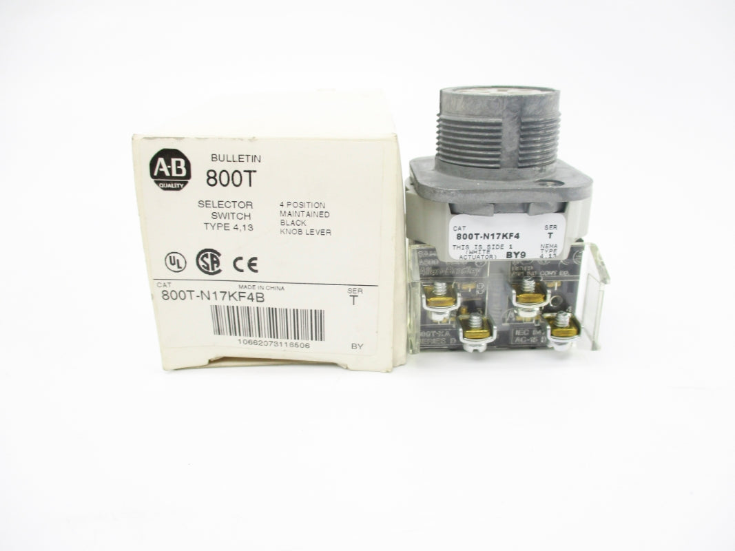 ALLEN BRADLEY 800T-N17KF4B SER. T (AS PICTURED) (WH) NSMP