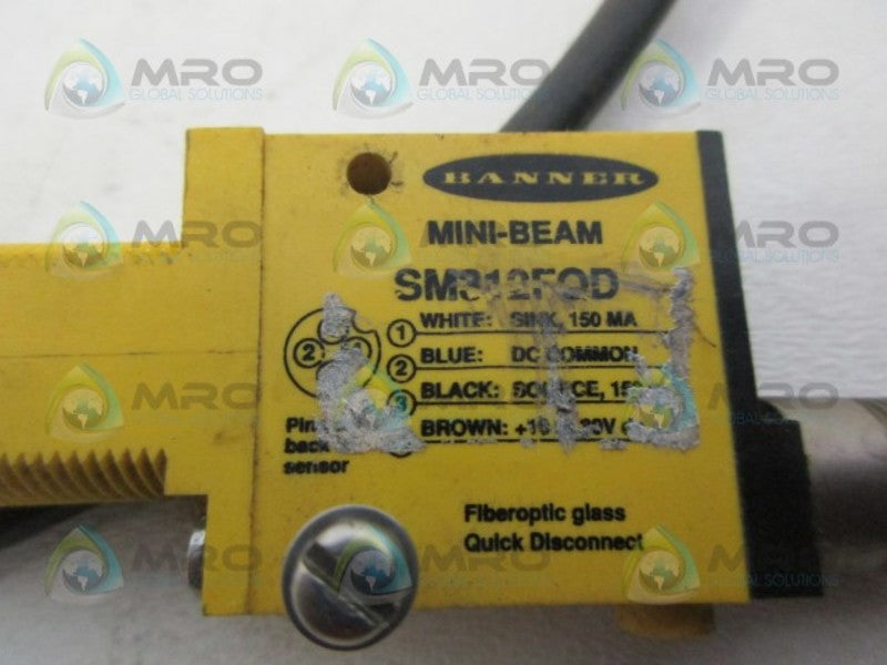 BANNER ENGINEERING SM312FQD (W/CABLE) UNMP