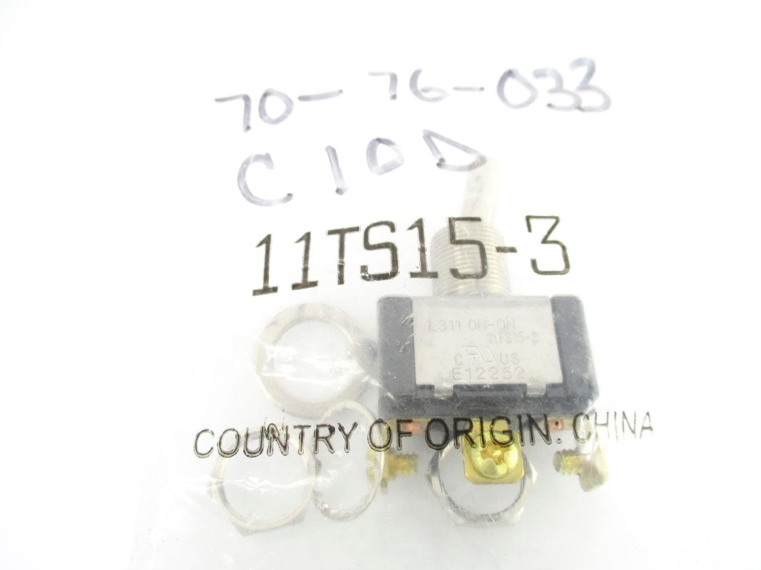 HONEYWELL MICRO SWITCH 11TS15-3 277V 20A NSMP