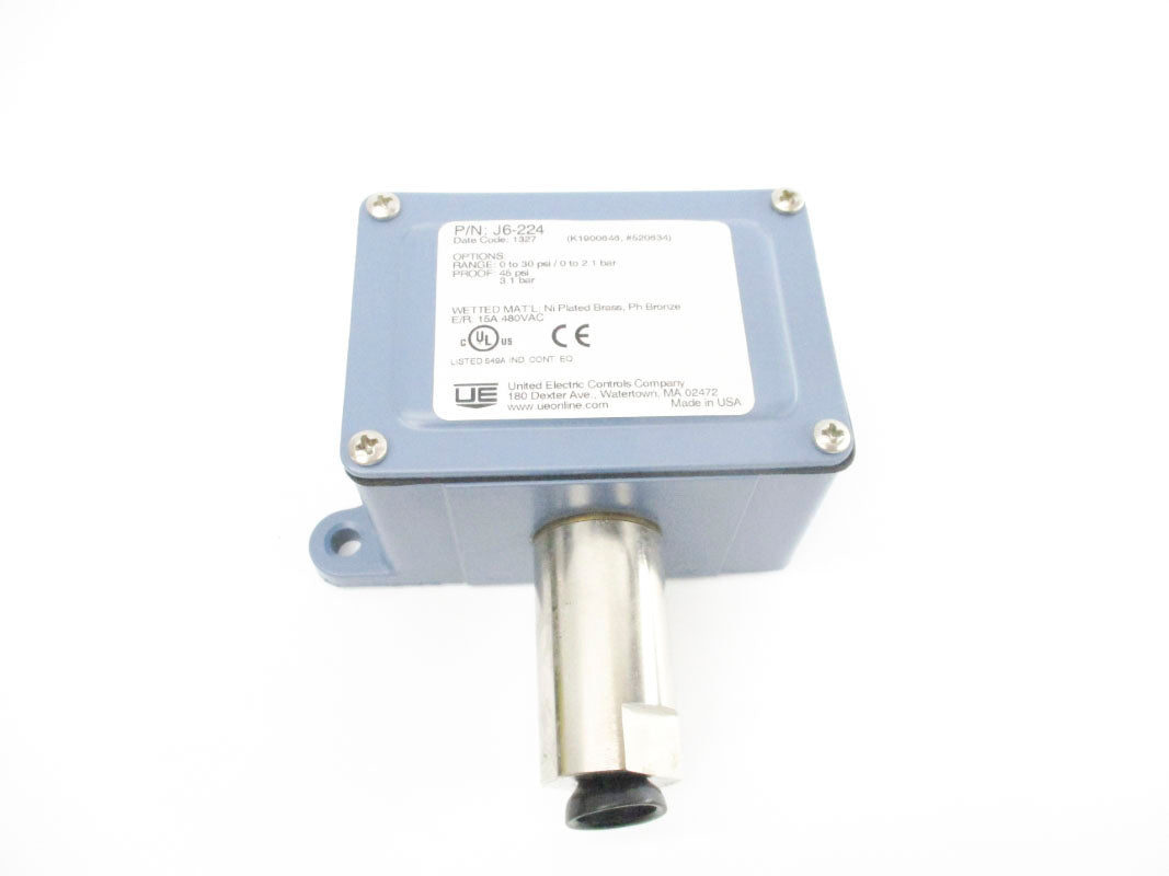 UNITED ELECTRIC J6-224  480VAC 15A 0-30PSI NSMP