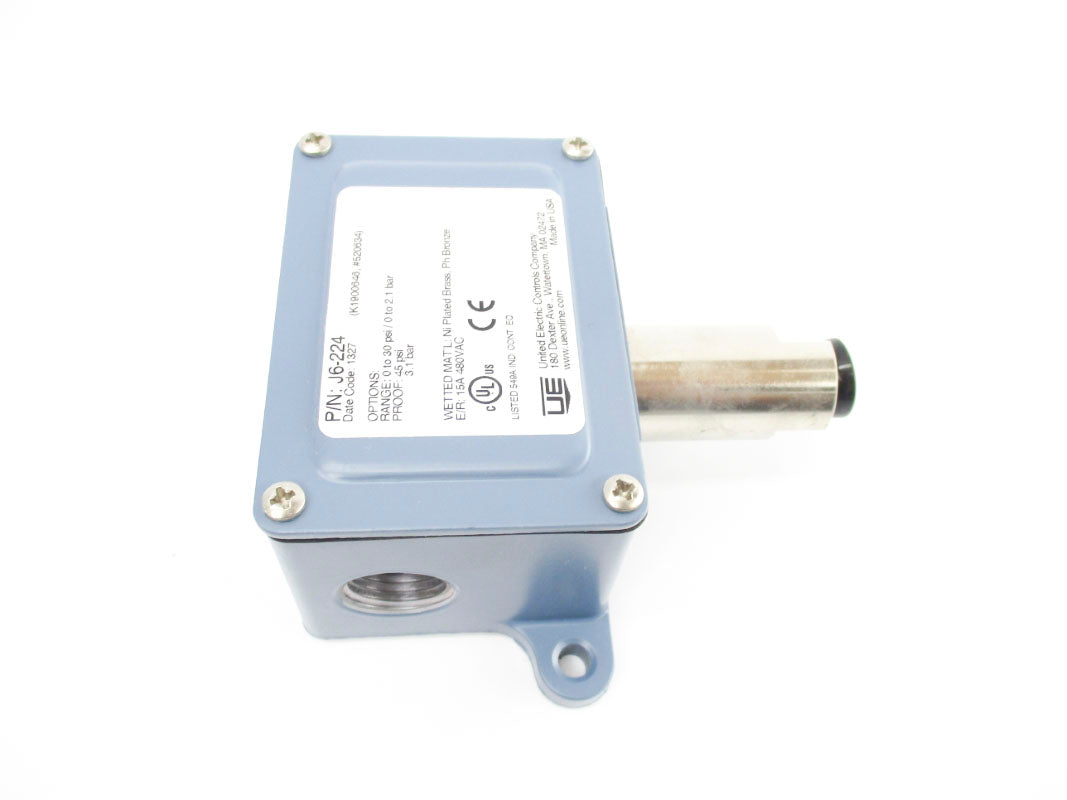 UNITED ELECTRIC J6-224  480VAC 15A 0-30PSI NSMP
