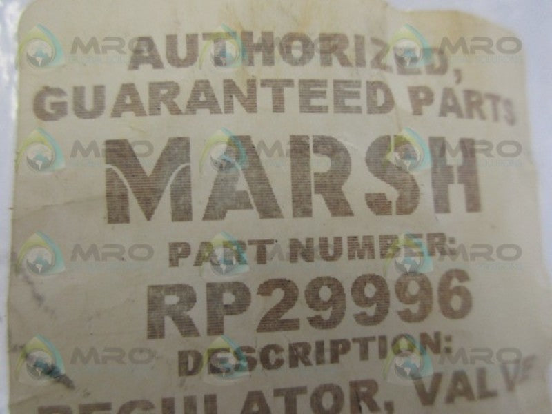 MARSH RP29996 REGULATOR VALVE NSMP