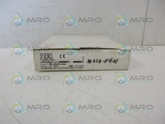 IFM EFECTOR IF0303 INDUCTIVE PROXIMITY SENSOR NSMP