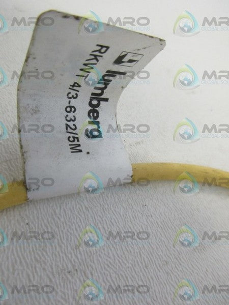 LUMBERG RKWT4/3-632/5M CORDSET  UNMP