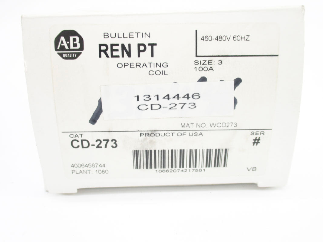 ALLEN BRADLEY CD-273 460-480V (WH) NSMP