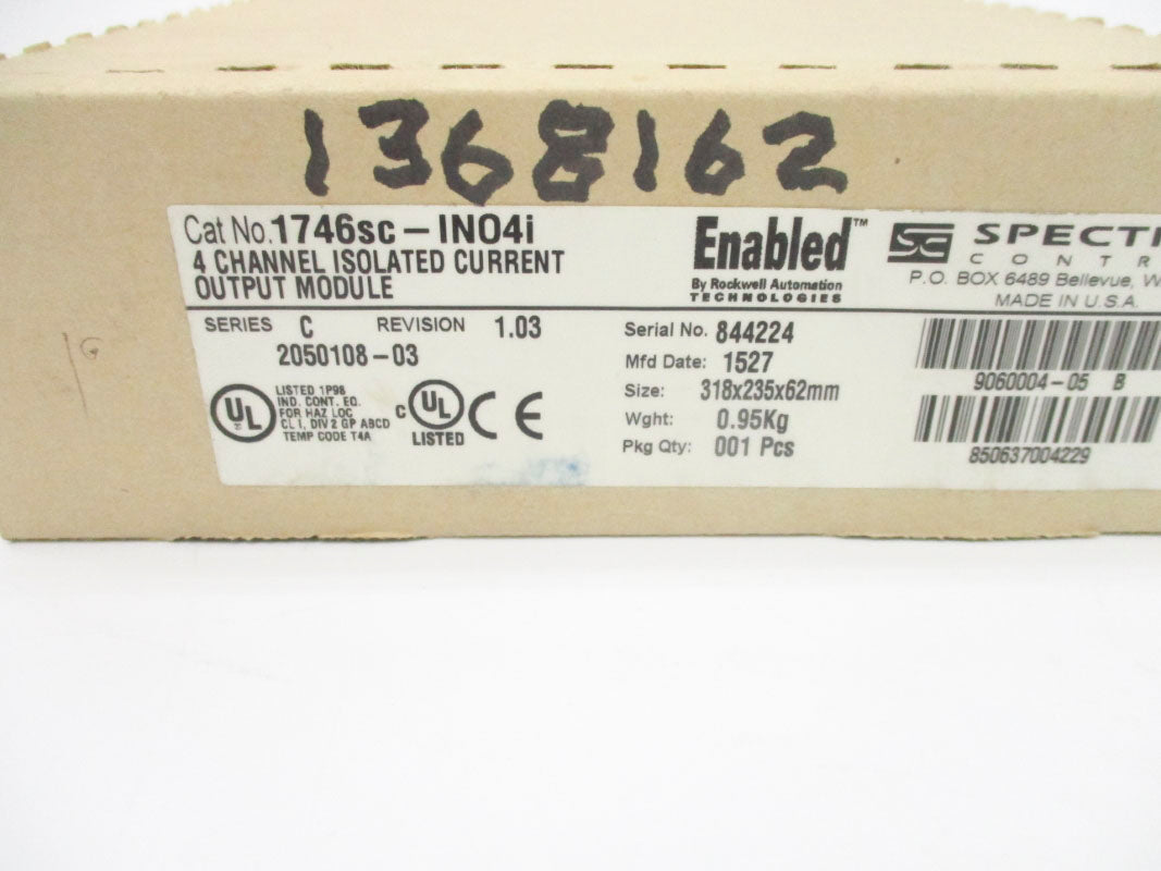 SPECTRUM 1746SC-INO4I SER. C NSFS