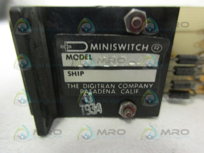THE DIGITRAN 715-107-4B MINISWITCH UNMP