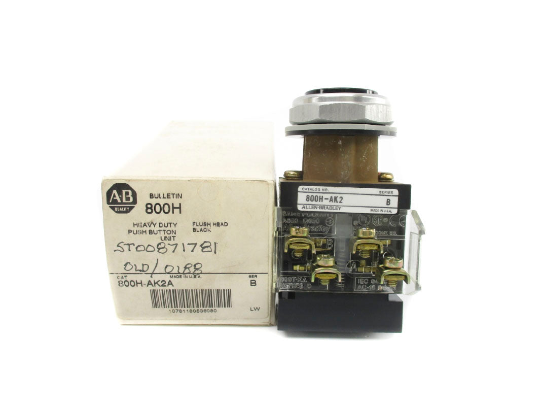 ALLEN BRADLEY 800H-AK2A SER. B (WH) NSMP