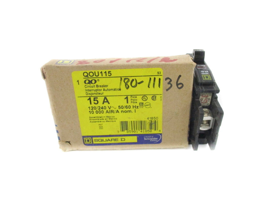 SQUARE D QOU115 240V 15A NSMP