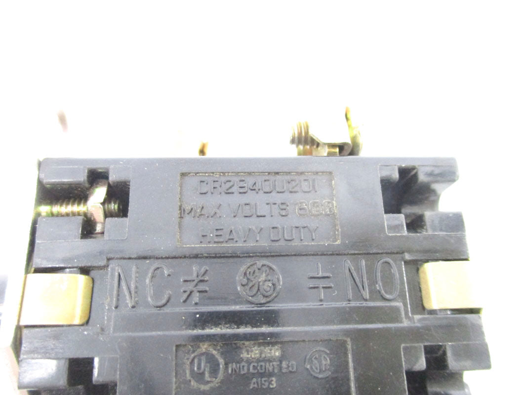 GENERAL ELECTRIC CR2940U20I 600V UNMP