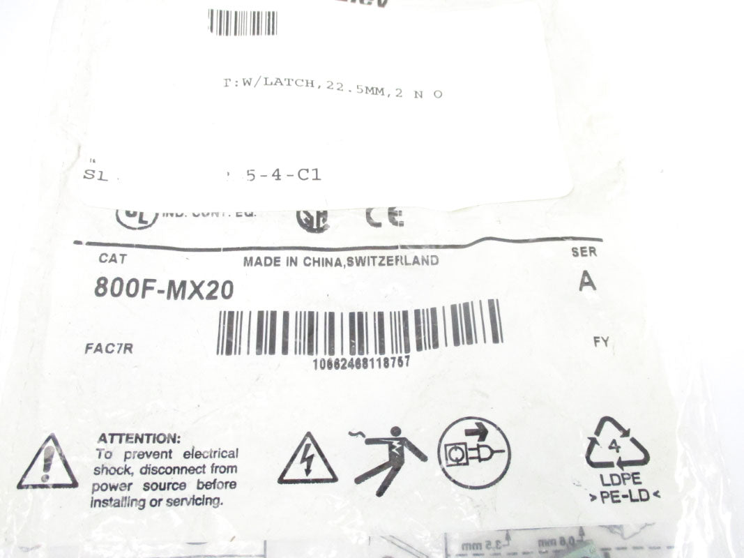 INDUSTRIAL SPARE PART 800F-MX20 SER. A NSMP