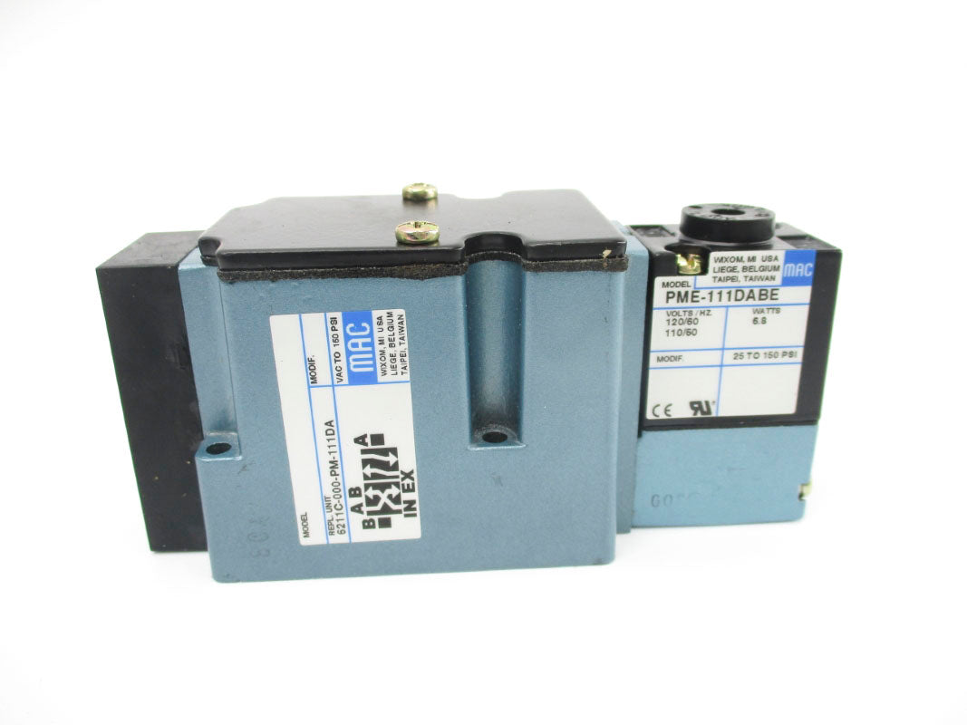 MAC 6211C-000-PM-111DA 110/120V 25-150PSI NSMP
