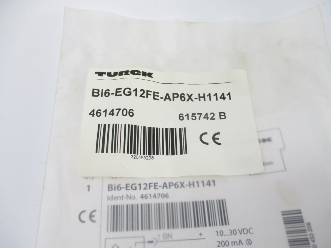 TURCK BI6-EG12FE-AP6X-H1141 4614706 10-30VDC NSMP
