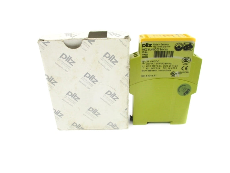 PILZ PNOZX124VAC/DC3N/O/1N/C 774300 24VAC/DC 6.0A NSMP