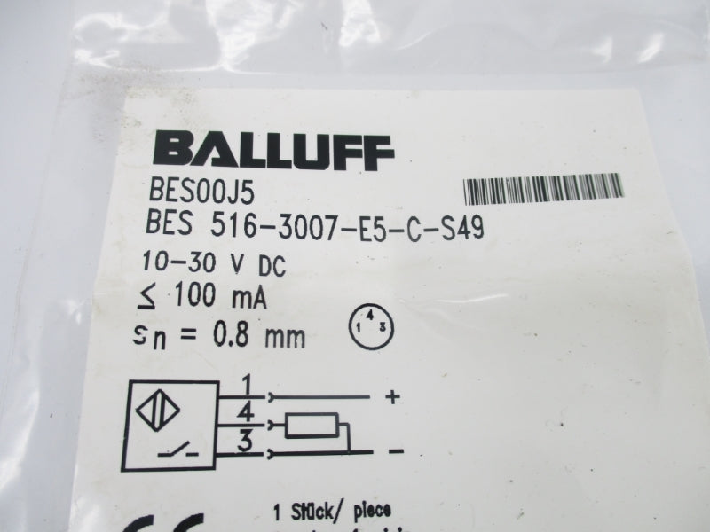 BALLUFF BES516-3007-E5-C-S49 BES00J5 10-30VDC NSMP