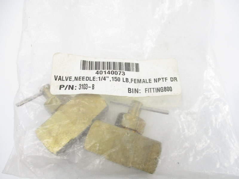 VALVE 3103-B 1/4" (PKG OF 2) NSMP