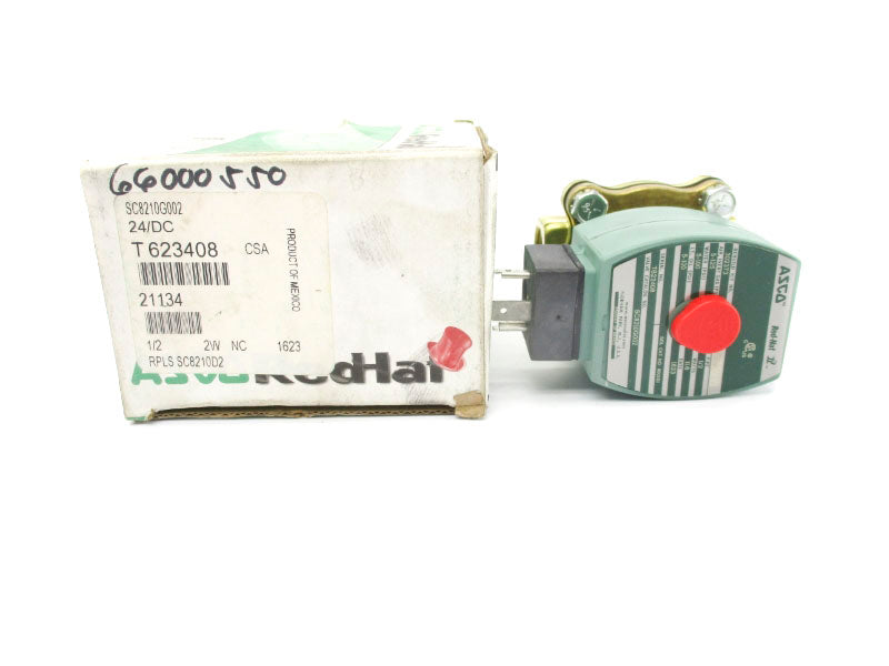 ASCO SC8210G002 24VDC 5-125PSI 1/2" NSMP