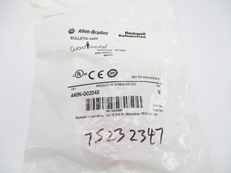 ALLEN BRADLEY 440N-G02045 SER. B NSMP